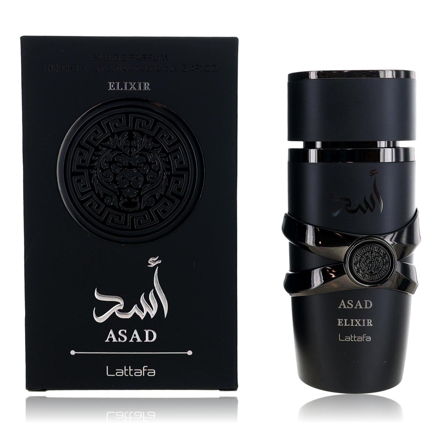 Asad Elixir by Lattafa, 3.4 oz Eau De Parfum Spray for Men