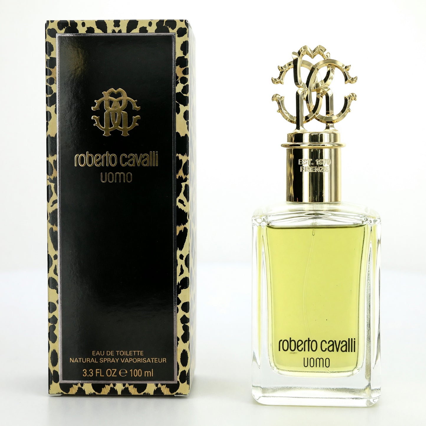 Roberto Cavalli Uomo by Roberto Cavalli, 3.3 oz Eau De Toilette Spray for Men