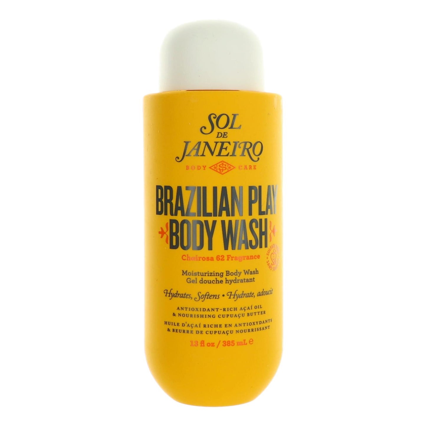 Brazilian Play Cheirosa 62 by Sol de Janeiro, 13 oz Body Wash