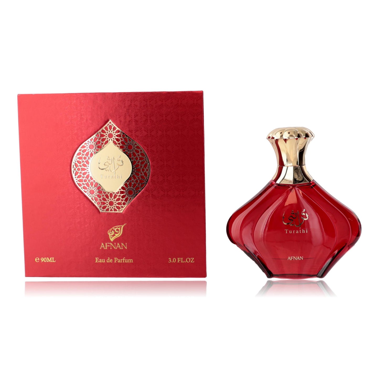 Turathi Red by Afnan, 3 oz Eau De Parfum spray for Women