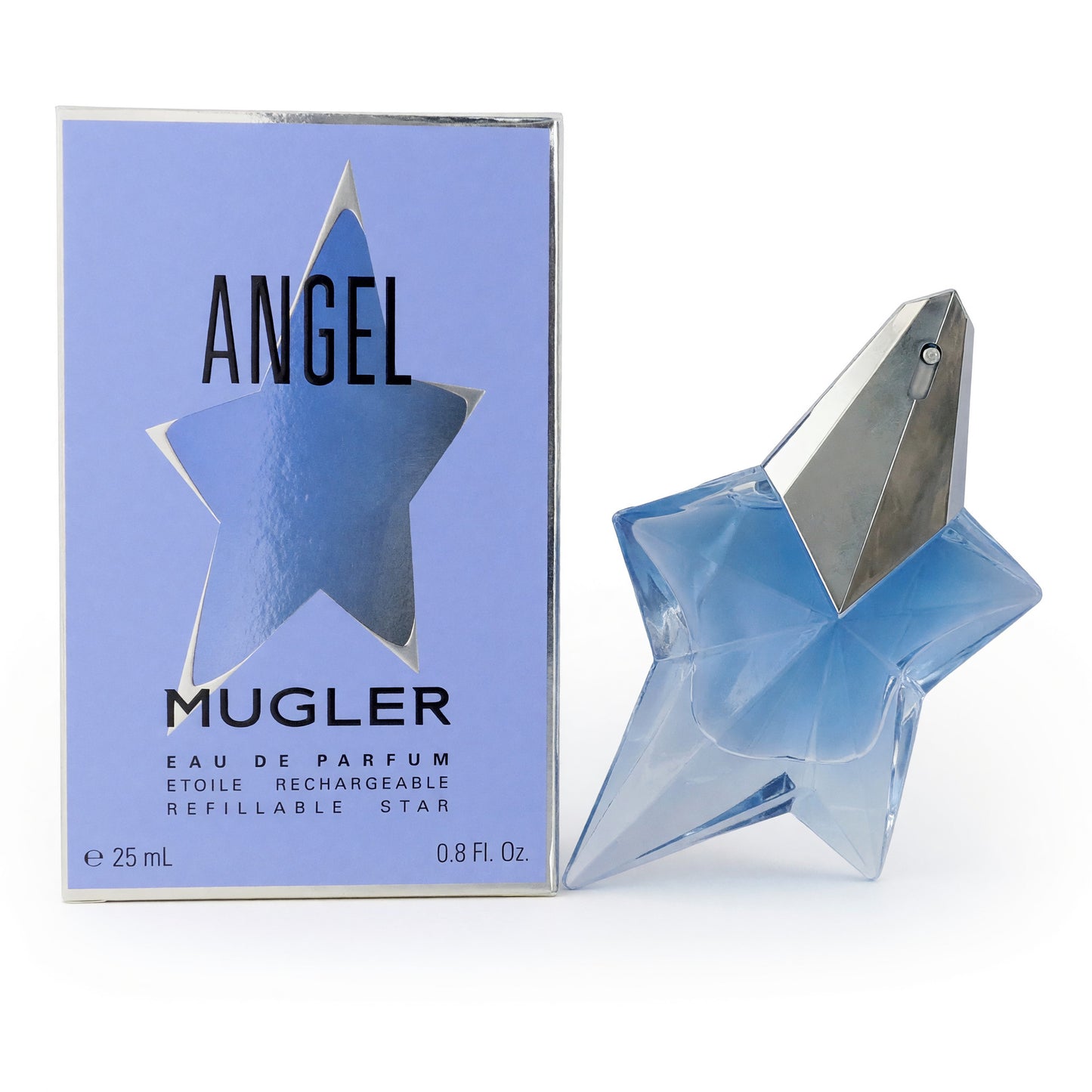 Angel by Thierry Mugler, 0.8 oz Eau De Parfum Spray Refillable for Women