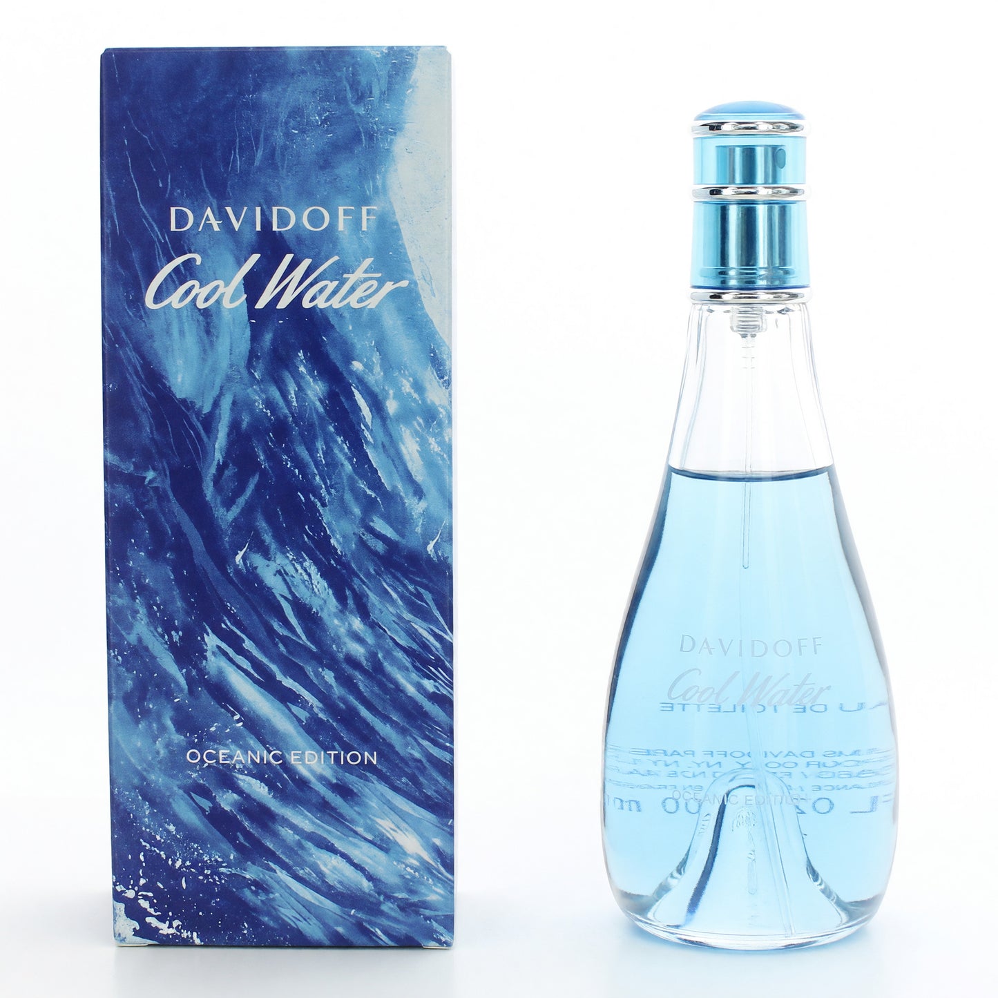 Cool Water Oceanic Edition by Davidoff, 3.3 oz Eau De Toilette Spray for Women