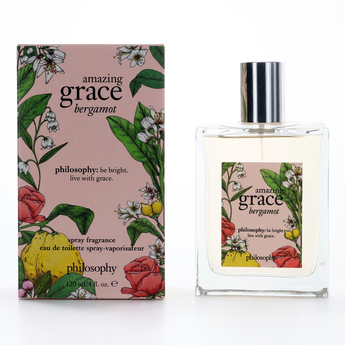 Amazing Grace Bergamot by Philosophy, 4 oz Eau de Toilette Spray for Women