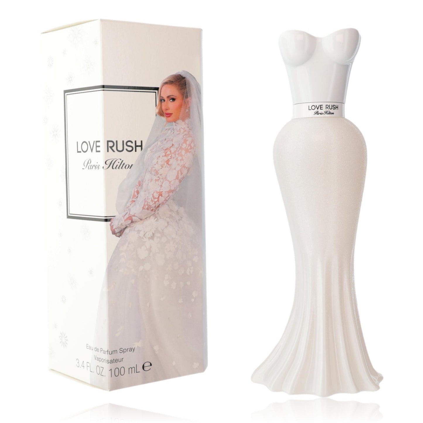 Love Rush by Paris Hilton, 3.4 oz Eau De Parfum Spray for Women