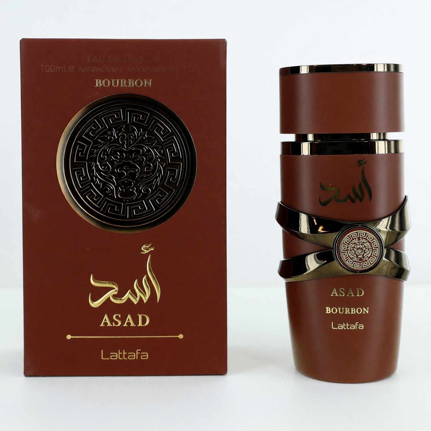 Asad Bourbon by Lattafa, 3.4 oz Eau de Parfum Spray for Men