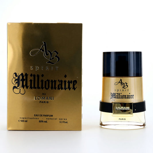AB Spirit Millionaire by Lomani, 3.3 oz Eau De Parfum Spray for Men