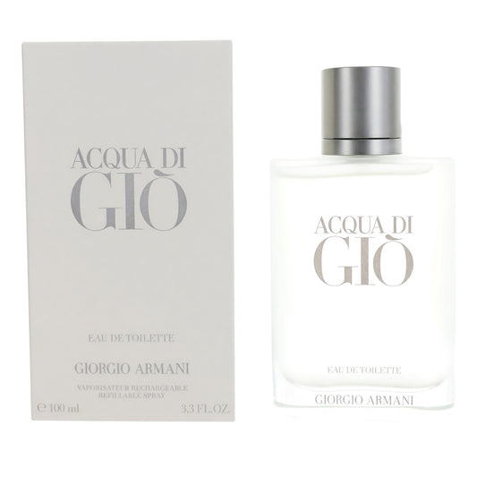 Acqua Di Gio by Giorgio Armani, 3.4 oz Eau De Toilette Spray for Men