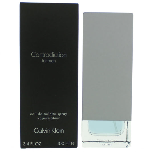 Contradiction by Calvin Klein, 3.4 oz Eau De Toilette Spray for Men