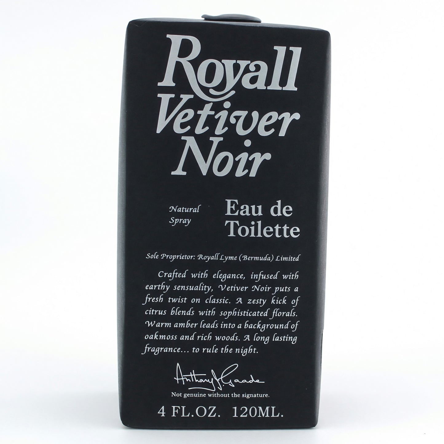 Royall Vetiver Noir by Royall Fragrance, 4 oz Eau De Toilette Spray for Men