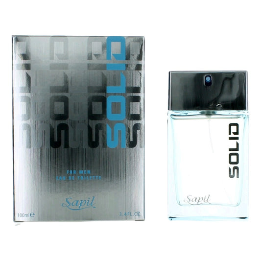 Solid by Sapil, 3.4 oz Eau De Toilette Spray for Men