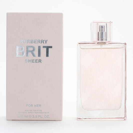Brit Sheer by Burberry, 3.3 oz Eau De Toilette Spray for Women