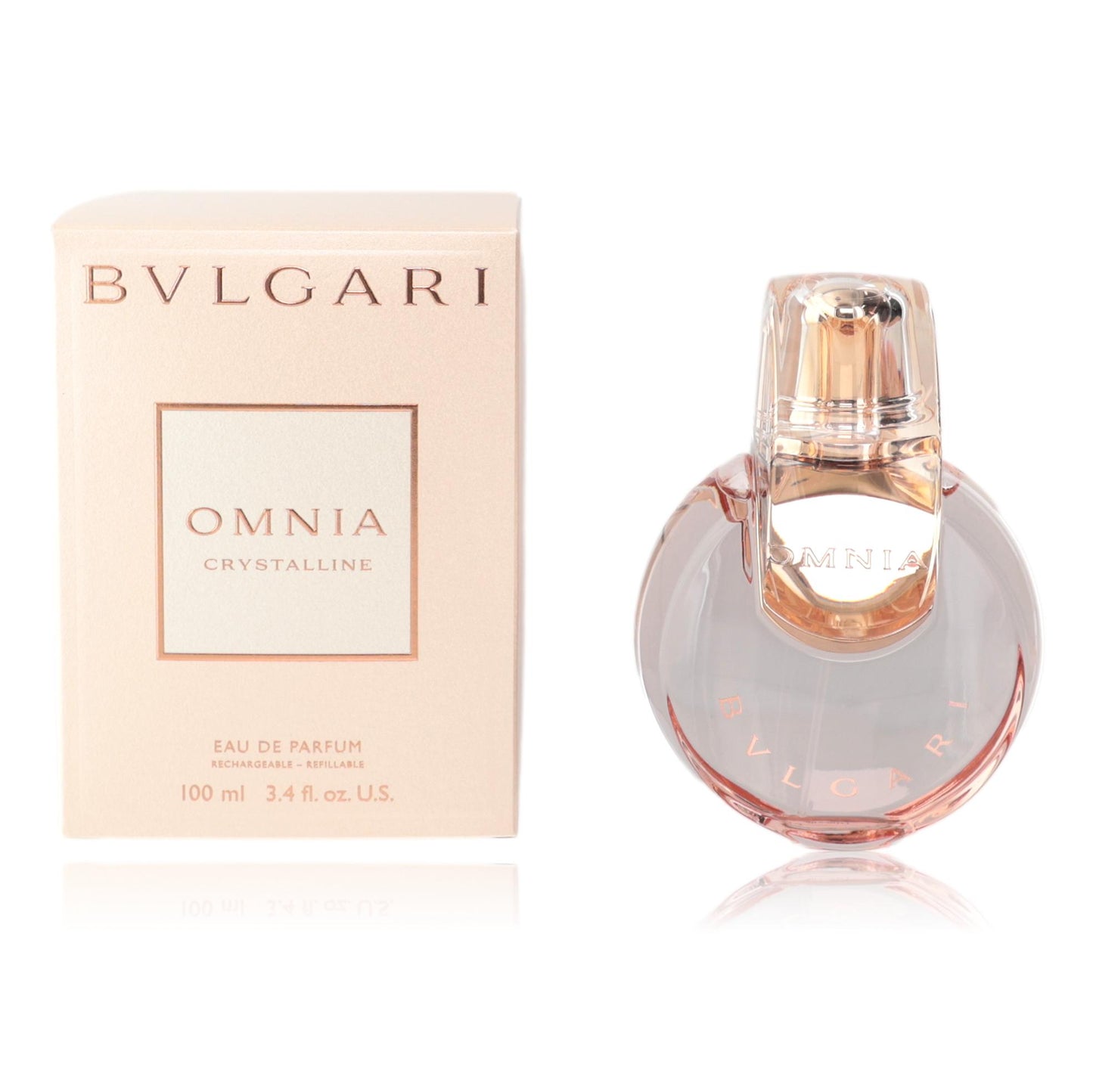 Omnia Crystalline by Bvlgari, 3.4 oz Eau De Parfum Spray for Women