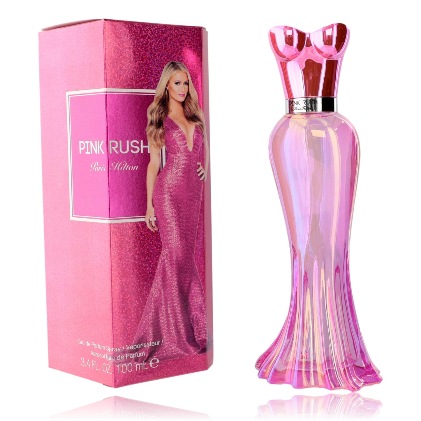 Pink Rush by Paris Hilton, 3.4 oz Eau De Parfum Spray for Women