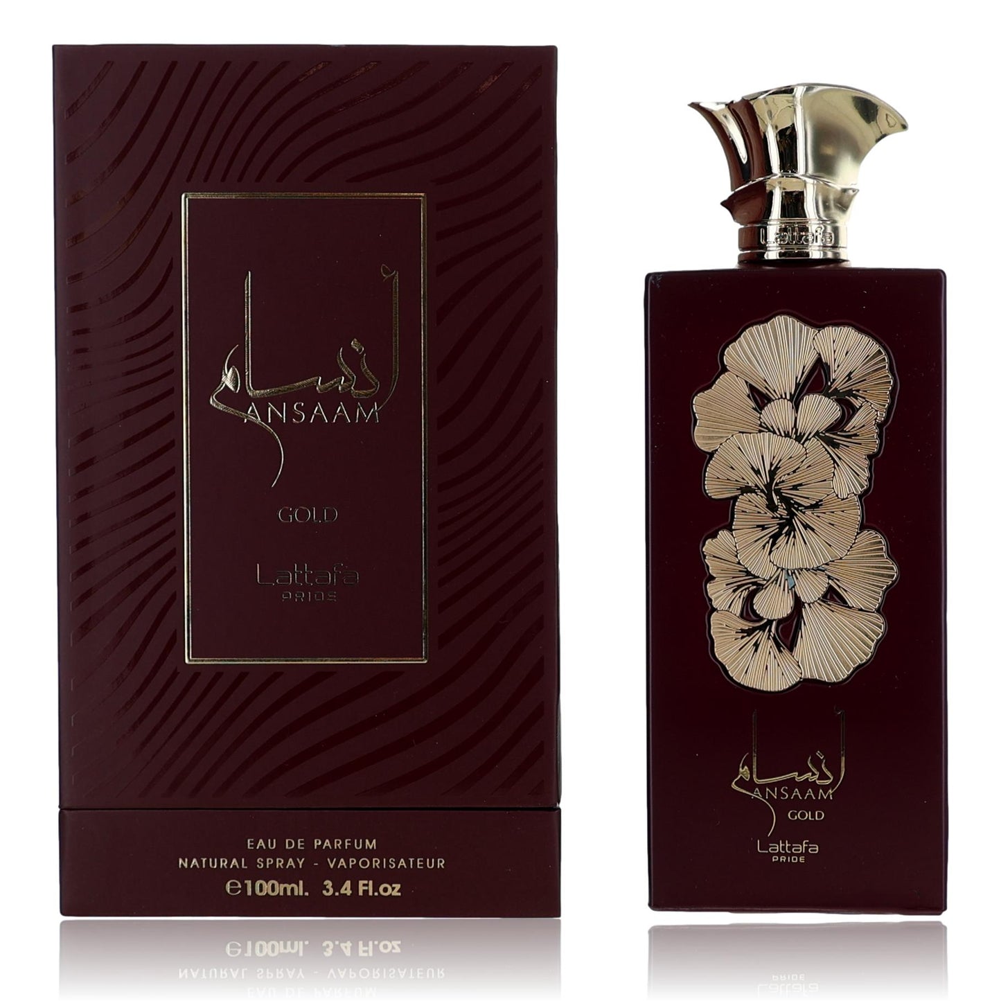 Ansaam Gold by Lattafa, 3.4 oz Eau de Parfum Spray for Women
