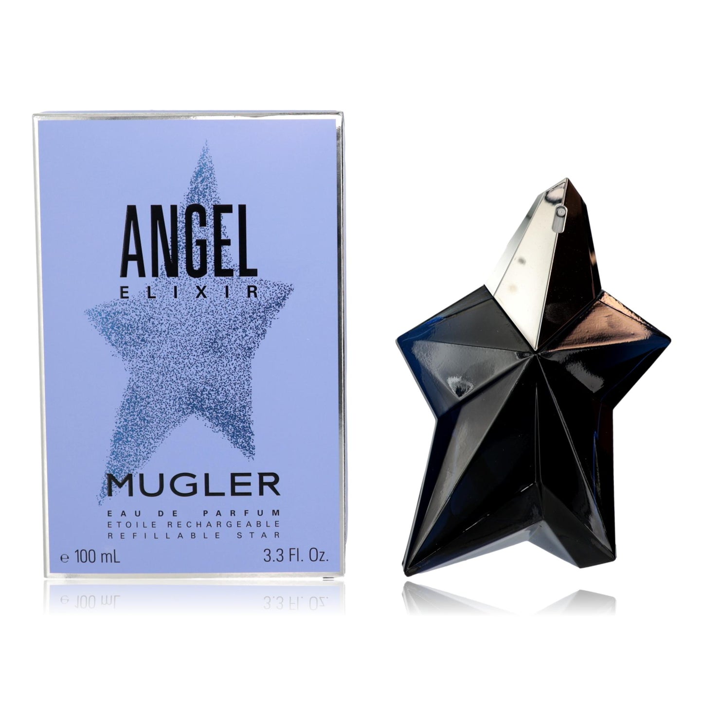 Angel Elixir by Thierry Mugler, 3.3 oz Eau de Parfum Refillable Spray for Women