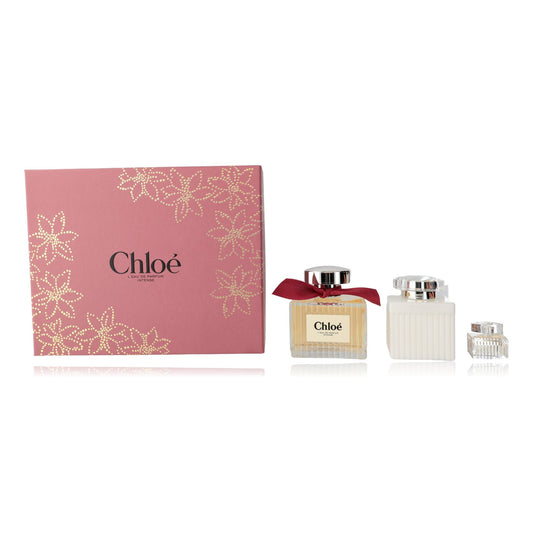 Chloe L'Eau De Parfum Intense by Chloe, 3 Piece Gift set for Women